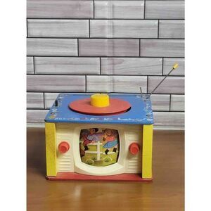 Vintage 1960's Playskool Music Box Toy #A64
